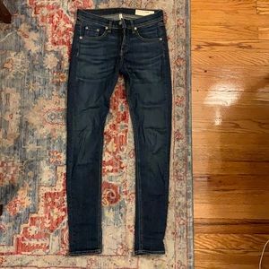 Rag & Bone High Rise Skinny Jeans